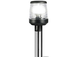 Asta led estraibile 100 cm con base bianca